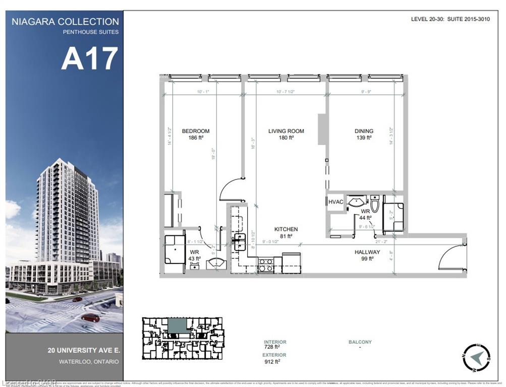 Unit 3010 - 20 University Avenue E, Waterloo 1
